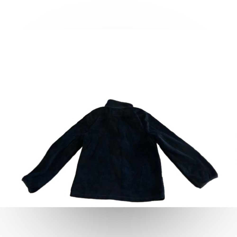 Children’s Place Girls Black Fleece Jacket Size Large 10/12 - Picture 3 of 8